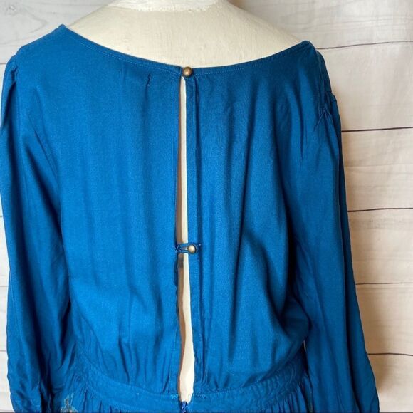 Urban Outfitters Ecote teal dres L - Picture 6 of 11